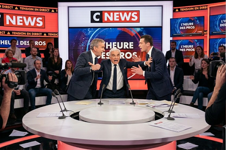 Tension en direct — CNews L'Heure des Pros